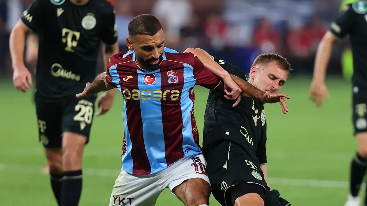 Trabzonspor'a Avrupa Ligi'nde Soğuk Duş: Ferencvaros'a 1-0 mağlup