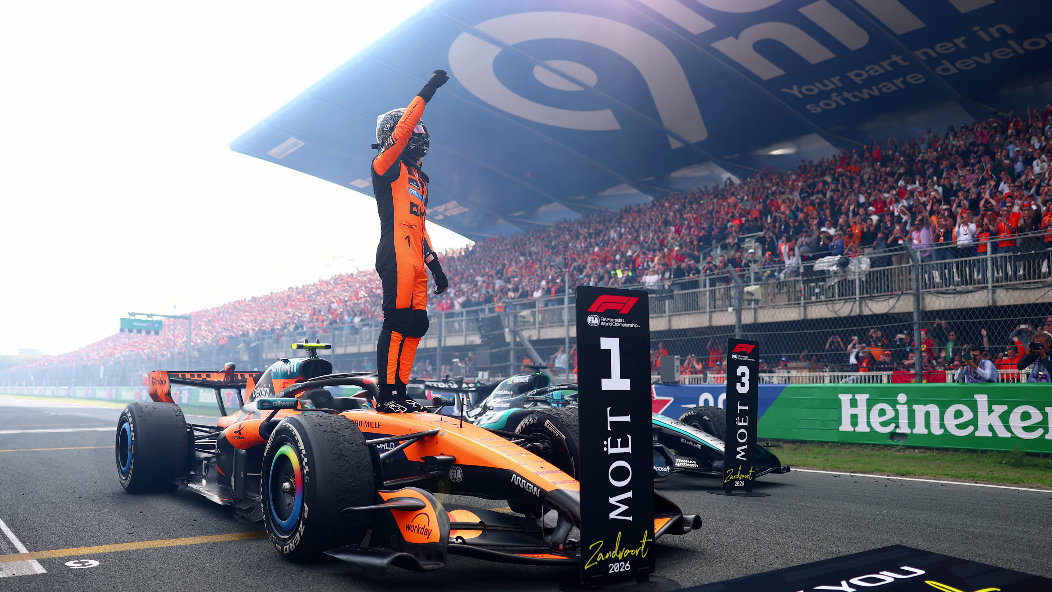 Hollanda GP'de zafer Lando Norris'in!