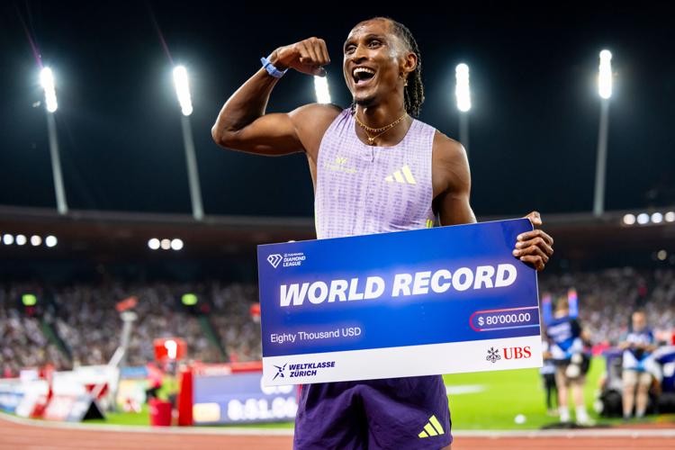 400 Metre Engellide Dünya Rekoru! Alison Dos Santos Tarihe Geçti