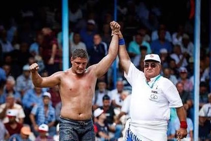 Başaltı A Grubu'nda Necip Al Başpehlivanlığa Yükseldi